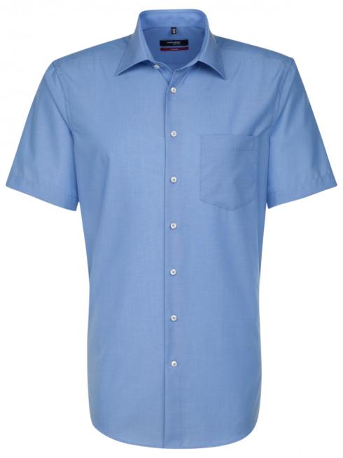 Seidensticker Shirt Regular Fit Kent non iron blue 