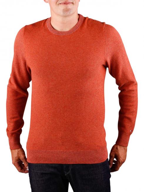Tommy Hilfiger Wool Blend Textured Sweater rooibos tea 