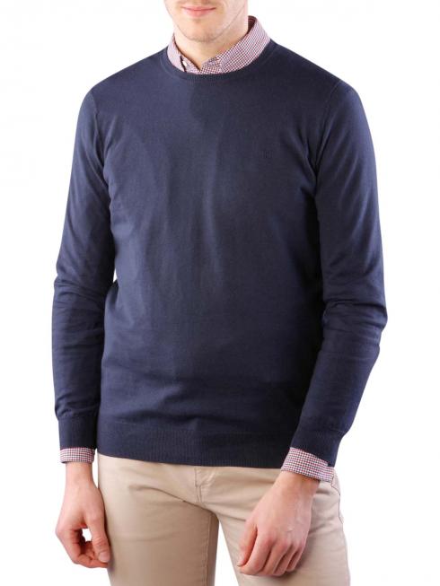 Wrangler Fine Gage Crew Knit Pullover real navy 