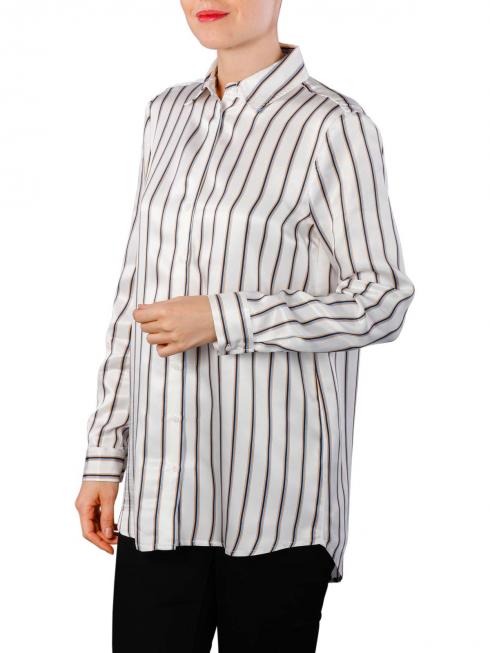 Yaya Long Blouse Striped off white dessin 