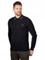 Fred Perry Twin Tipped Polo Long Sleeve Black - image 1