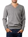 Gant Cotton Pullover V-Neck dark grey melange - image 1