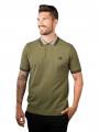 Fred Perry Striped Collar Polo Short Sleeve Uniform Green - image 5