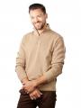Gant Sacker Rib Half Zip Pullover Khaki Mel - image 1