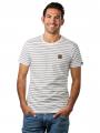 PME Legend Shirt Crew Neck Melange Striped bright white - image 5