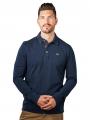 PME Legend Long Sleeve Polo Pique Garment Sky Captain - image 4
