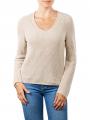 Marc O‘Polo Cardigan Stich Pullover V-Neck sandy melange - image 1