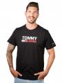 Tommy Jeans Corp Logo T-Shirt Crew Neck Black - image 1