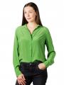 Mos Mosh Finley Silk Blouse Forest Green - image 1