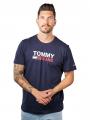 Tommy Jeans Corp Logo T-Shirt Crew Neck Twilight Navy - image 5