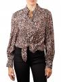 Set Blouse Longsleeve Minimal Print black/white - image 1