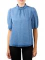 Set Blouse Shortsleeve darkblue denim - image 1
