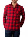 Tommy Jeans Flannel Plaid Shirt deep crimson check - image 5