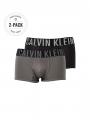 Calvin Klein Low Rise Trunk 2 Pack Black/Grey Sky - image 3