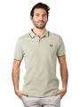 Fred Perry Twin Tipped Polo Short Sleeve Seagrass/White/Blac - image 1