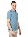 Fred Perry Twin Tipped Polo Short Sleeve Ash Blue/Gold/Navy - image 1