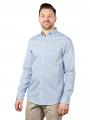 Gant Regular Shirt Honeycomb Texture Weave Muted Blue - image 5