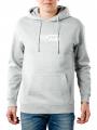 Tommy Jeans Fleece Embroidered Hoodie light grey htr - image 4