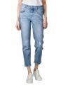 Five Fellas Emily Jeans Relaxed Fit Cropped Light Blue Des - image 1