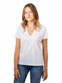 Drykorn Nilia T-Shirt V-Neck White - image 1