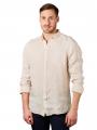 Gant Linen Shirt Long Sleeve Putty - image 5