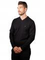 Tommy Hilfiger Pima Cotton Cashmere Pullover V-Neck Black - image 4