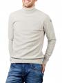 PME Legend Mix Knit Pullover Roll Neck off white - image 1