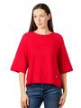 Mos Mosh Taci 3/4 Knit Pullover Crew Neck Mars Red - image 4