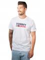 Tommy Jeans Corp Logo T-Shirt Crew Neck White - image 4