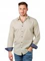 PME Legend Long Sleeve Shirt Print Fine Twill white asparagu - image 4