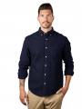 Gant Herringbone Shirt Regular Fit Evening Blue - image 5