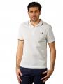 Fred Perry Twin Tipped Polo Shirt snow white-gold-navy - image 5