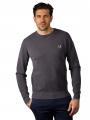 Fred Perry Pique Textured Jumper Pullover gunmetal - image 1