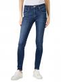 Mavi Mid Rise Adriana Jeans Super Skinny Dark Brushed Denim - image 1
