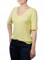Yaya Linen V-Neck T-Shirt lemon - image 1