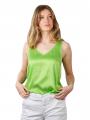 Mos Mosh Sleevless Astrid Silk Tank Top V-Neck Green Flash - image 4
