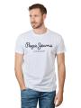 Pepe Jeans Print Logo T-Shirt Short Sleeve White - image 1