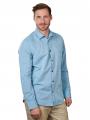 PME Legend Cotton Linen Shirt Long Sleeve Cendre Blue - image 5