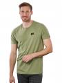 PME Legend Short Sleeve T-Shirt Round Neck Oil Green - image 1