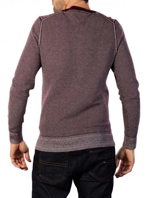 tommy hilfiger burgundy sweater