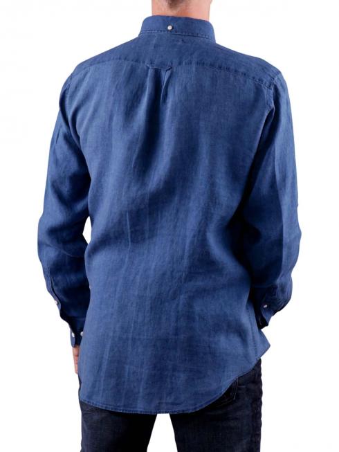 Gant The Indigo Linen Shirt indigo Gant Men's Shirt | Free Shipping on  BEBASIC.CH - SIMPLY LOOK GOOD
