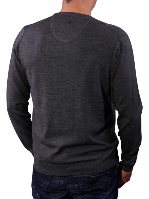 Fynch-Hatton V-Neck Smart Sweater grey 