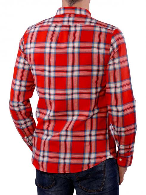Lee Button Down Shirt lava red 