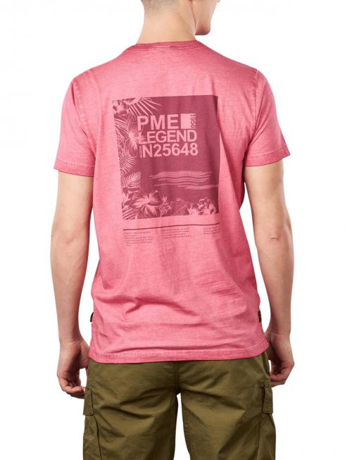 PME Legend Short Sleeve Jersey T-Shirt Crew Neck Slate Rose 
