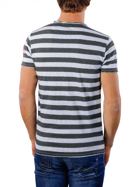 Replay T-Shirt grey striped 