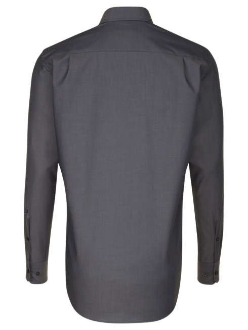 Seidensticker Shirt Regular Fit Kent non iron grey 