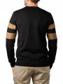 Fred Perry Tipped Sleeve Crew Neck Jumper Black - image 2