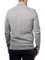 Gant Rib Texture Full Zip Cardigan Grey Melange - image 2