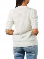 Yaya Cardigan With Puff Sleeves Wool White Melange - image 2