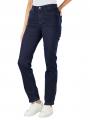 Wrangler Straight Jeans Mid Waist Blue Black - image 2